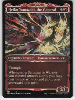 Heiko Yamazaki, the General (Showcase) U Kamigawa: Neon Dynasty 321 MTG - Image 1