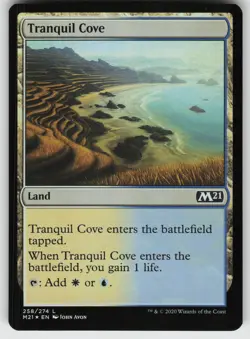 Tranquil Cove Foil L Core Set 2021 258 MTG - Image 1