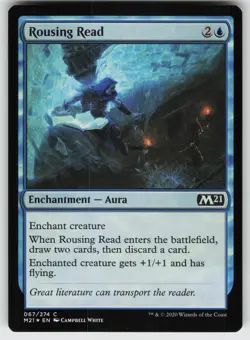 Rousing Read Foil C Core Set 2021 67 MTG - Image 1