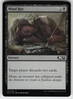 Mind Rot Foil C Core Set 2021 115 MTG - Image 1