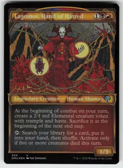 Lagomos, Hand of Hatred (Showcase) Foil U Dominaria United 304 MTG - Image 1