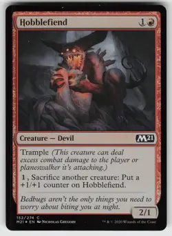Hobblefiend Foil C Core Set 2021 152 MTG - Image 1