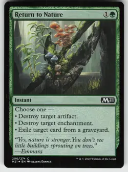 Return to Nature Foil C Core Set 2021 200 MTG - Image 1