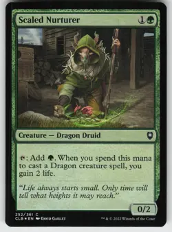 Scaled Nurturer Foil C Commander Legends: Battle for Baldur's Gate 252 MTG - Image 1