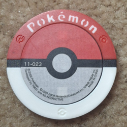 2009 TOMY NINTENDO POKEMON JAPANESE BATTRIO SLOWPOKE COIN / CHIP, 11-023 - Image 2