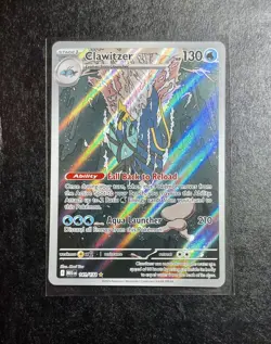 Pokemon TCG - Mega Evolution-Clawitzer Illustration Rare #141 MINT NO WHITING! - Image 1
