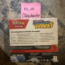 NEW Pokemon TCG: Surging Sparks Scarlet & Violet Factory Sealed Booster Box SV08 - Image 2