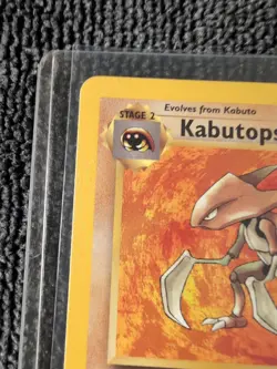 Pokemon TCG Kabutops 24/62 Fossil Unlimited Non-Holo Rare Vintage LP - Image 3