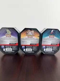 Tyranitar Slaking Darkrai Triple Whammy Tin Set of 3 Factory Sealed Pokemon - Image 2