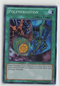 YuGiOh Duelist Pack: Yugi Foil Super Rare LP #DPYG-EN020 Polymerization - Image 1