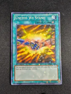Yugioh - United We Stand BP01-EN043 1st Edition Starfoil Rare LP - Image 1