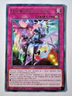 Yugioh! Evil Twin Gg Ez GEIM-EN022 Rare 1st Edition - Image 1