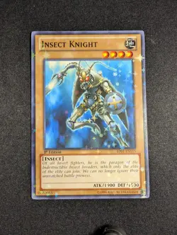 Yugioh - Insect Knight BP01-EN115 1st Edition Starfoil Rare NM - Image 1