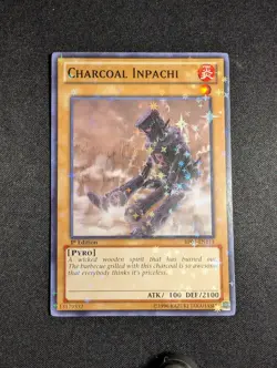 Yugioh - Charcoal Inpachi BP01-EN11 1st Edition Starfoil Rare LP - Image 1