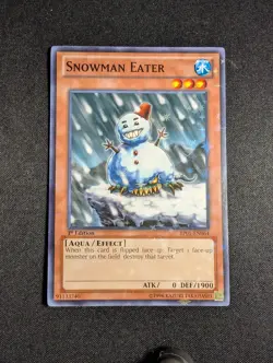 Yugioh - Snowman Eater BP01-EN064 1st Edition Starfoil Rare NM - Image 1