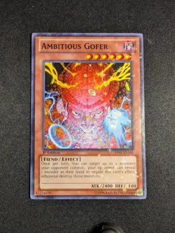 Yugioh - Ambitious Gofer BP01-EN160 1st Edition Starfoil Rare LP - Image 1