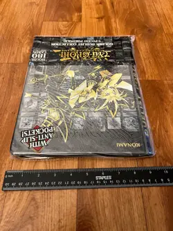 Vintage Yugioh Golden Duelist Collection 9 Pocket Portfolio Binder English New - Image 4