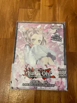 Konami Yugioh 9 Pocket Duelist Portfolio ASH Blossom English New Holds 180 Cards - Image 1