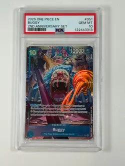 One piece - 2nd anniversary set English - 8 cards - PSA 10s - Image 4