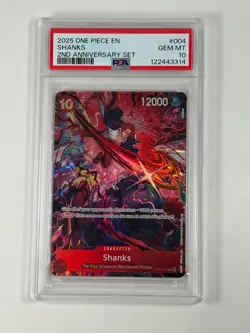 One piece - 2nd anniversary set English - 8 cards - PSA 10s - Image 5