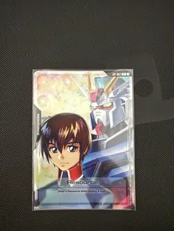 Kira Yamato Strike Gundam Resource RP-007 Card Game TCG Foil Promo English - Image 1