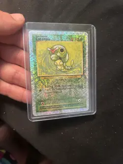 Pokemon TCG Caterpie Legendary Collection Reverse Holo Card 69/110 Common MP - Image 1