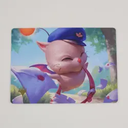 Delivery Moogle - Art Series 1/53 Gold Stamped Final Fantasy NM MTG Magic Card - Image 1