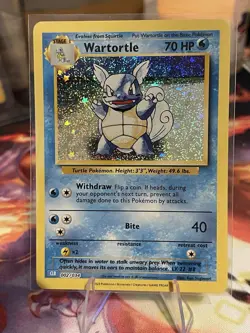 Pokemon Wartortle Trading Card Game Classic Holo 002/034 CLB NM Condition - Image 1