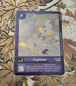 Digimon Card Game Limited Foil Cupimon EX10-004 Sinister Order - Image 1