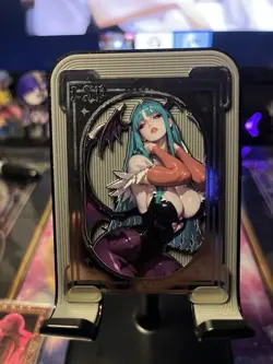 Goddess Story Metal Card Serialized Anime Waifu Morigan - Image 1
