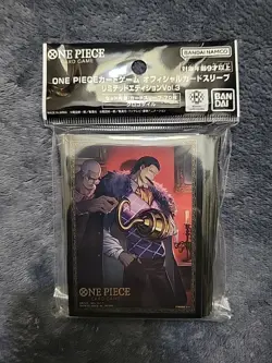 ONE PIECE Card Game Official Card Sleeve Limited Edition Vol.3 Crocodile 70pcs. - Image 1