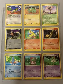 Pokemon TCG Lot of 9 E-Reader Series Cards LP/NM Dragon Ruby&Sapphire 2003 Set - Image 1