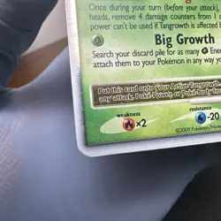 Pokemon TCG Tangrowth LV.X Arceus Holo Rare Card 99/99 - Image 5