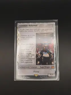 Summon Bahamut Enchantment Creature Card - Mint Condition - Image 1