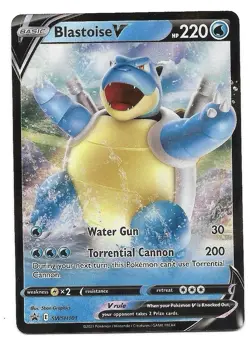 Blastoise V SWSH101 SWSH: Sword & Shield Promo Cards Holo Pokemon TCG - NM - Image 1