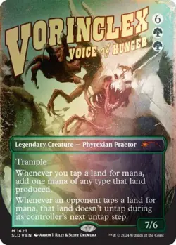 MTG English Vorinclex, Voice of Hunger (1623) (Rainbow Foil) NM Foil Secret Lair - Image 1