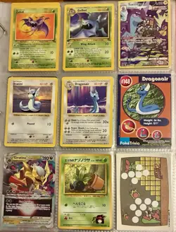 Vintage Pokemon Card Collection - No Binder Lot 5 Pages - Holo - Modern LP/NM - Image 1
