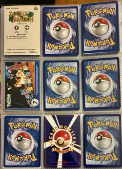 Vintage Pokemon Card Collection - No Binder Lot 5 Pages - Holo - Modern LP/NM - Image 4