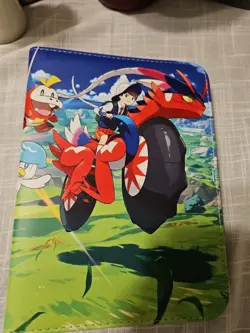 Binder For Pokemon Cards Holds 200-400 Brand NEW WRIST STRAP Last ONE - Image 1
