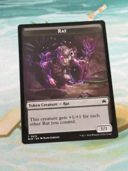 Rat Token Bloomburrow Regular MTG NM - Image 1