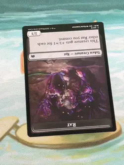 Rat Token Bloomburrow Regular MTG NM - Image 2