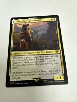 Lotho, Corrupt Shirriff 0213 Lord Of The Rings LTR MTG NM - Image 1