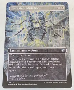 Darksteel Mutation 0623 Borderless Commander Masters MTG MAGIC NEW UNPLAYED - Image 1