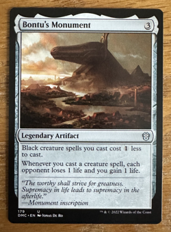 MTG Dominaria United Commander, Bontu's Monument - Image 1