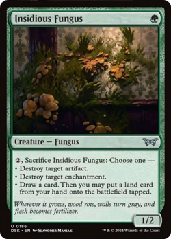 Insidious Fungus [Duskmourn: House of Horror] Magic MTG - Image 1
