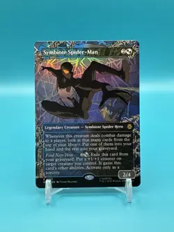 Symbiote Spider-Man (Borderless) - Marvel’s Spider-Man (SPM) - FOIL - NM - Image 1