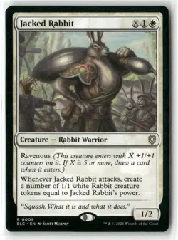 Jacked Rabbit Commander: Bloomburrow Regular - Image 1