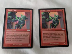 2x MTG Urza's Saga #190 Goblin Lackey LP - Image 1