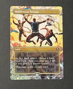 206 SPM - Multiversal Passage (Borderless) - MTG Marvel's Spider-Man Regular NM - Image 1