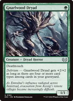 GNARLWOOD DRYAD x4 mtg NM-M Commander Duskmourn 4 Unc - Image 1